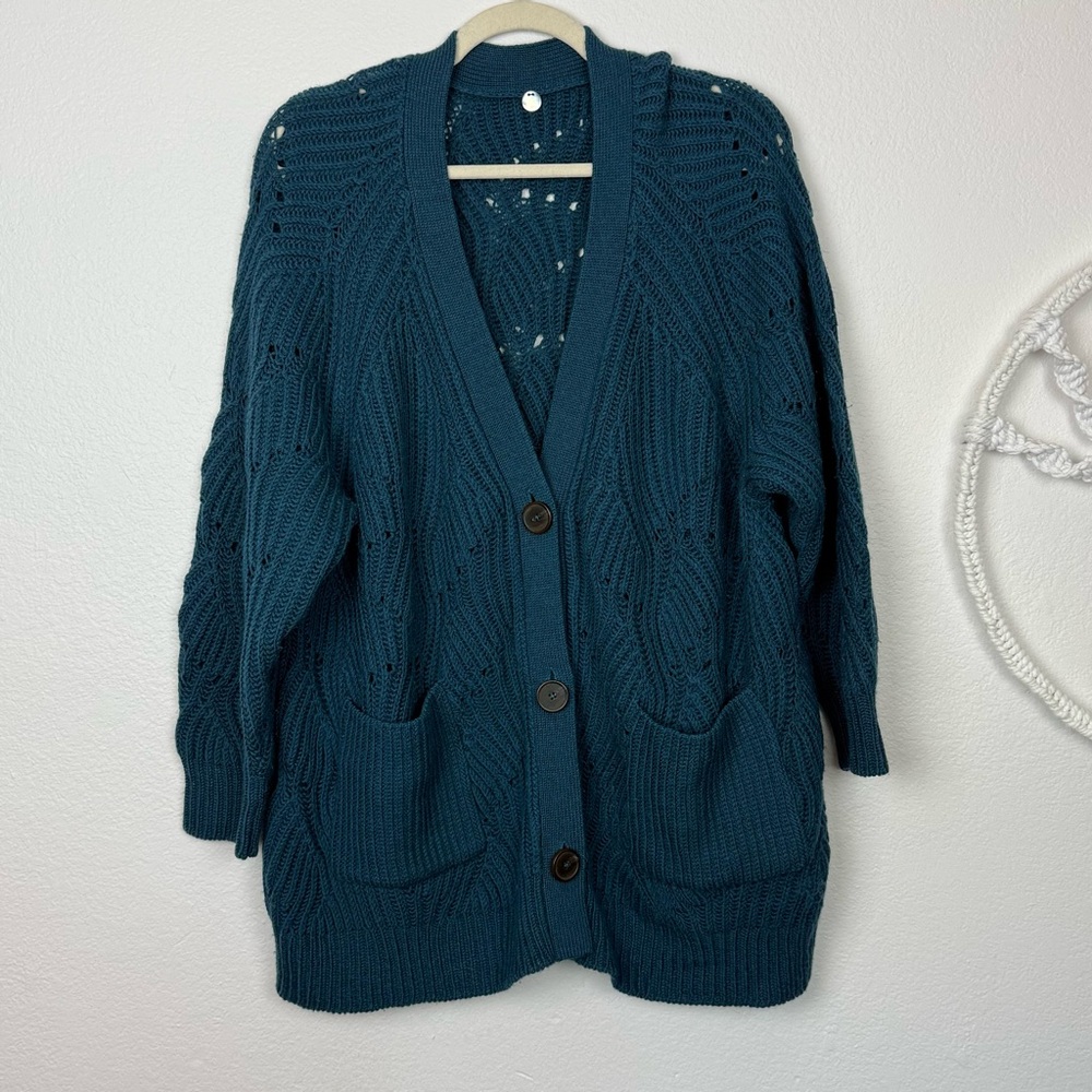 MARGARET O’LEARY KNIT CARDIGAN SIZE L